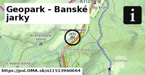 Geopark - Banské jarky