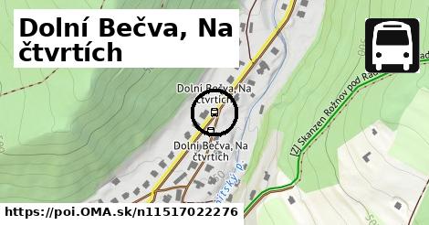 Dolní Bečva, Na čtvrtích