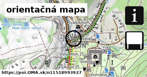 orientačná mapa