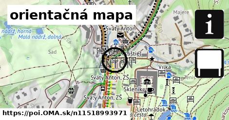 orientačná mapa