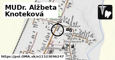 MUDr. Alžbeta Knoteková