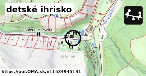 detské ihrisko