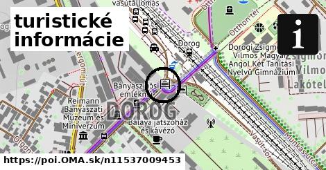 turistické informácie