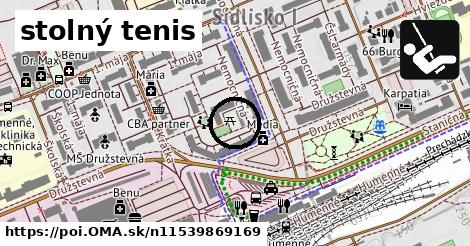 stolný tenis