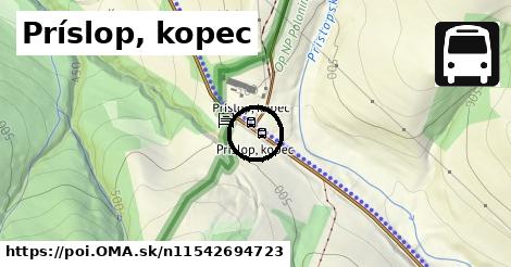 Príslop, kopec