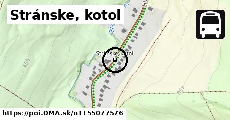 Stránske, kotol