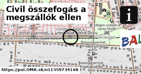 Civil összefogás a megszállók ellen