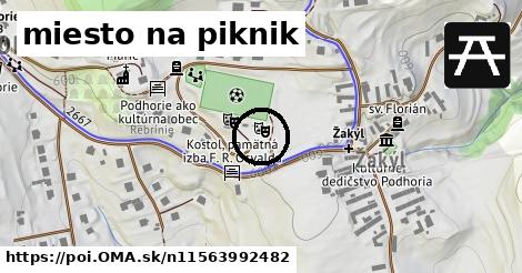 miesto na piknik