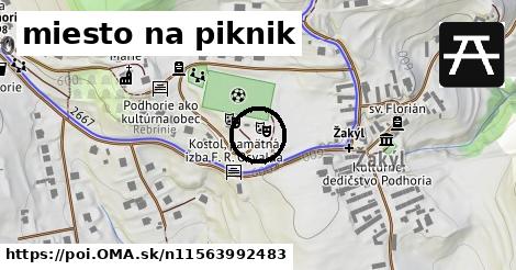 miesto na piknik