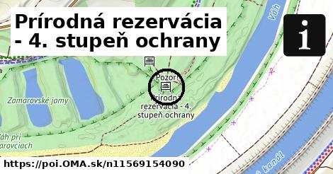 Prírodná rezervácia - 4. stupeň ochrany