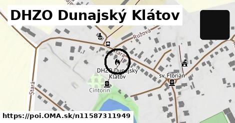 DHZO Dunajský Klátov