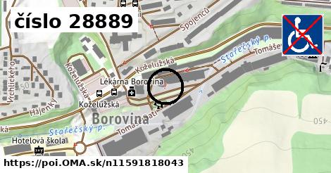 číslo 28889