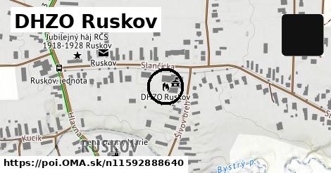 DHZO Ruskov