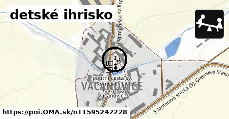 detské ihrisko