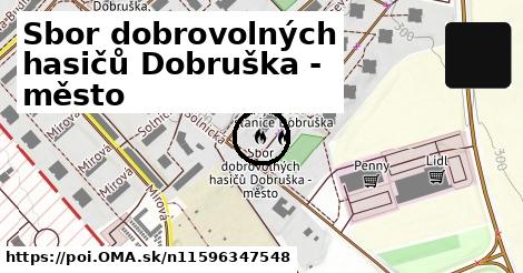 Sbor dobrovolných hasičů Dobruška - město