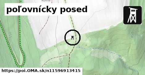 poľovnícky posed