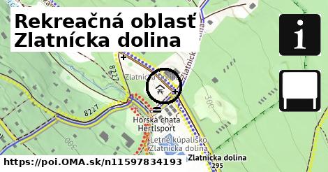 Rekreačná oblasť Zlatnícka dolina