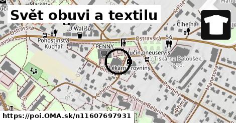 Svět obuvi a textilu