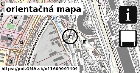 orientačná mapa