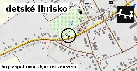 detské ihrisko