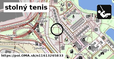 stolný tenis