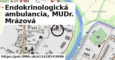 Endokrinologická ambulancia, MUDr. Mrázová