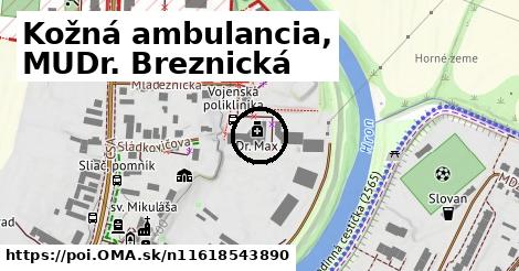 Kožná ambulancia, MUDr. Breznická