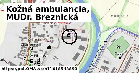 Kožná ambulancia, MUDr. Breznická