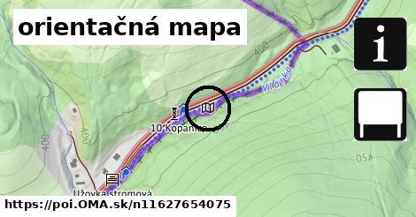 orientačná mapa