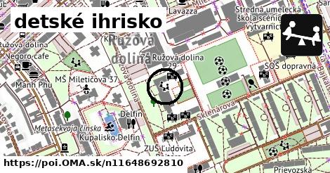 detské ihrisko