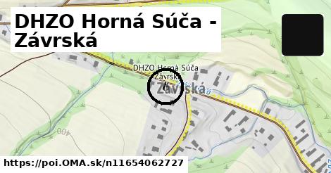 DHZO Horná Súča - Závrská