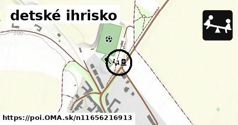 detské ihrisko