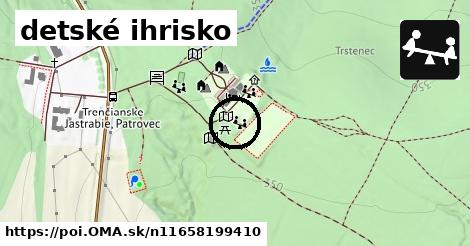 detské ihrisko