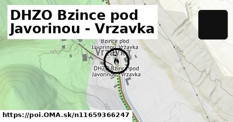 DHZO Bzince pod Javorinou - Vrzavka