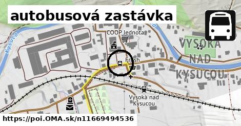 autobusová zastávka