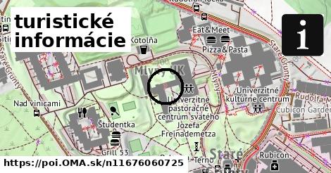 turistické informácie