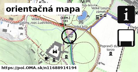 orientačná mapa