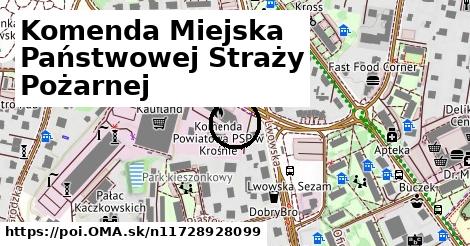 Komenda Miejska Państwowej Straży Pożarnej