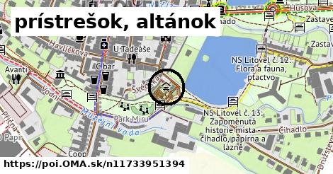 prístrešok, altánok