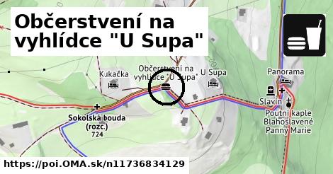 Občerstvení na vyhlídce "U Supa"