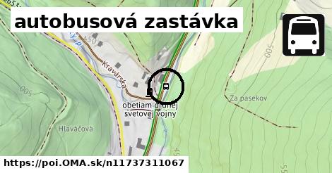 autobusová zastávka