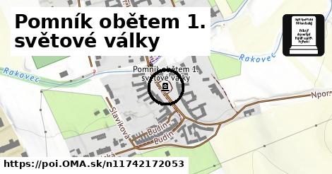 Pomník obětem 1. světové války