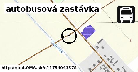 autobusová zastávka