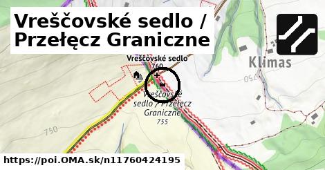 Vreščovské sedlo / Przełęcz Graniczne