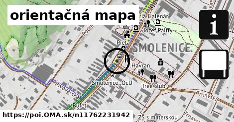 orientačná mapa