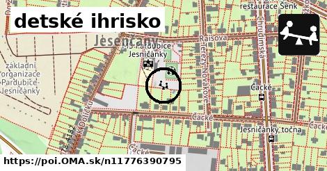 detské ihrisko