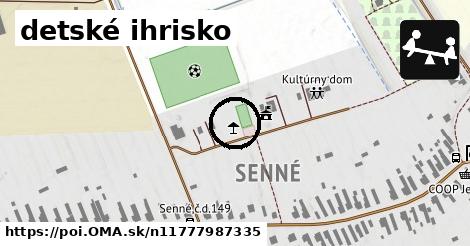 detské ihrisko