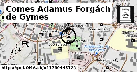 Comes Adamus Forgách de Gymes