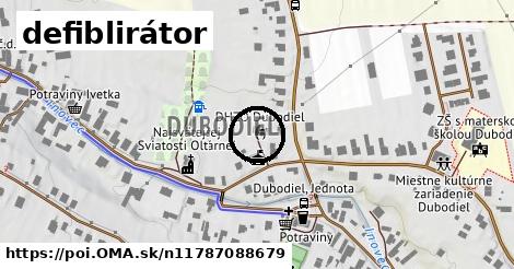 defiblirátor