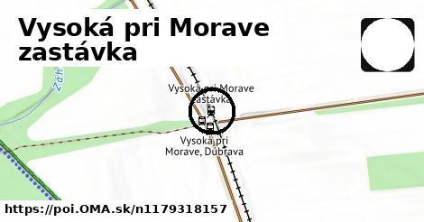 Vysoká pri Morave zastávka